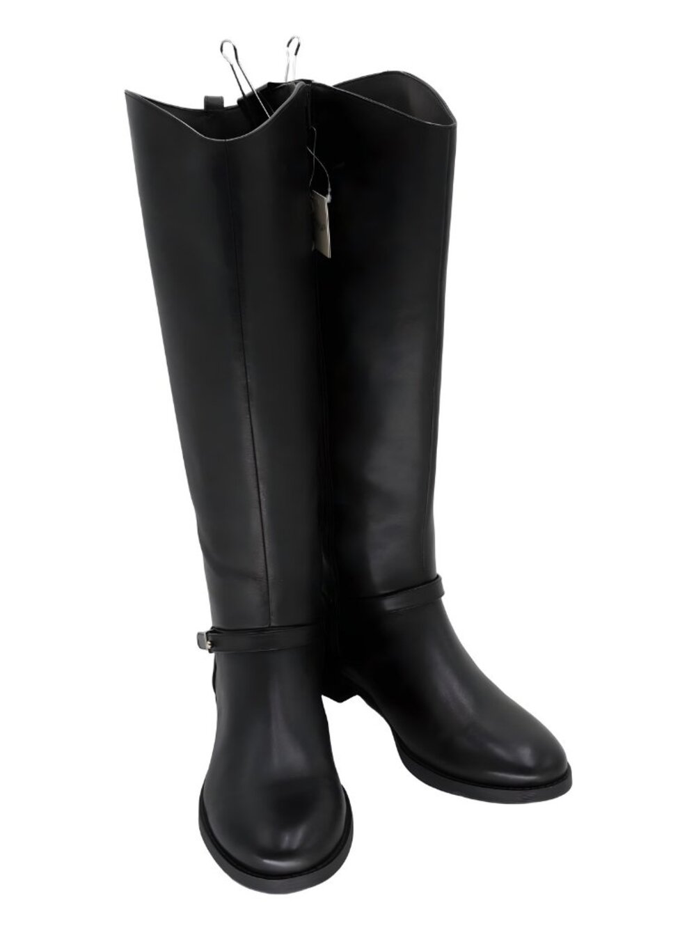 On 34th Firesse Womens Chocolate Brown Leather Knee High Riding Boots Size 10M